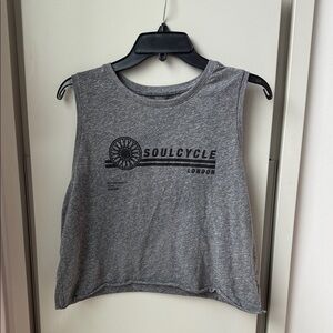 SoulCycle Heather Gray Muscle Tee